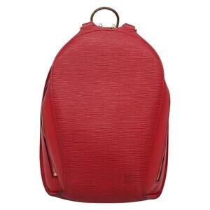 Louis Vuitton Epi Mabillon Backpack Castilian Red
